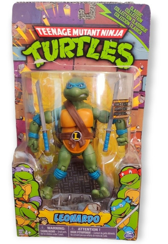 Leonardo Tortugas Ninja Classic Collection Reempacado 