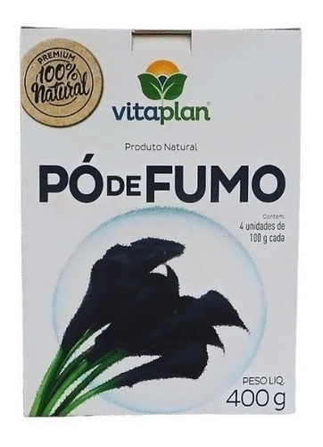 Repelente Natural Para Plantas Pó De Fumo 400g Vitaplan