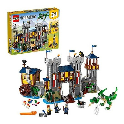 Kit Construccion Lego Creator 3en1 Castillo Medieval Castle 