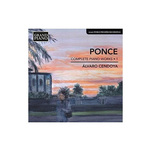 Ponce / Cendoya Alvaro Piano Works 1 Usa Import Cd Nuevo