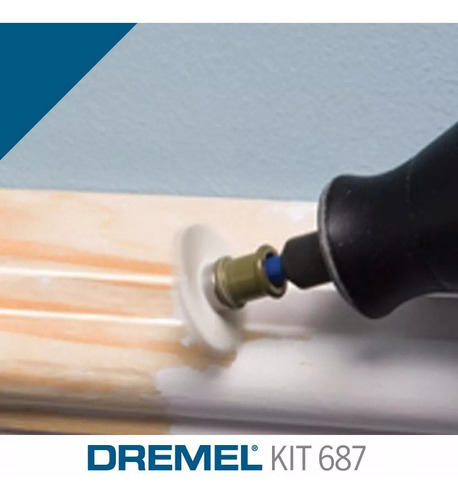 Imagen 2 de 4 de Kit Multiuso Dremel 687 52 Accesorios Para Mini Torno Caja