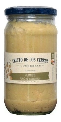 Hummus Pure De Garbanzo Cristo De Los Cerros X 300 Gr.