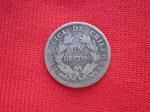 Chile 1 Décimo 1893 Plata 