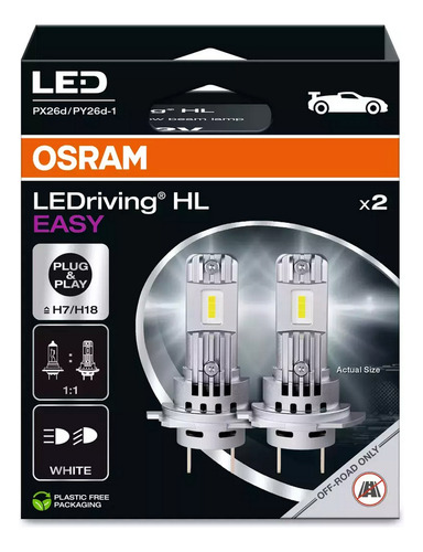 Foco Automotriz H7 H18 Led Hl Easy