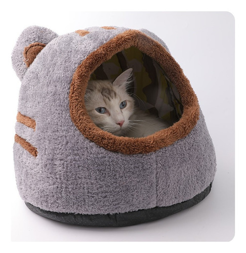 Bonita Cama Cat Lair, Casa Para Mascotas, Acogedora E .