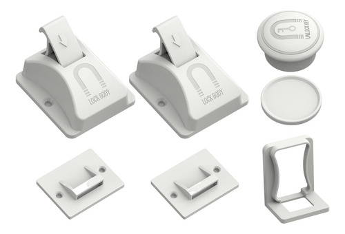 Pestillos De Seguridad Para Niños Sin Tornillos Ni