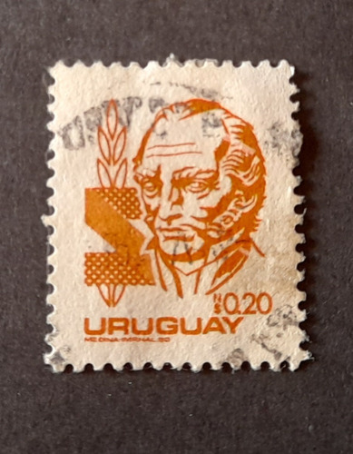 Sello Postal - Uruguay - Artigas - 1980