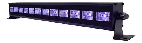 Luz Led Uv Negra Para Fiestas Fluor Ultravioleta Barra 18x3w