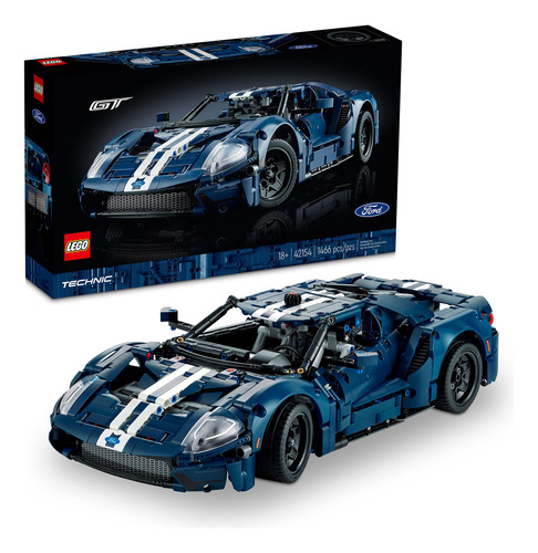 Kit De Modelo De Carro Lego Technic 2022 Ford Gt 42154 Para