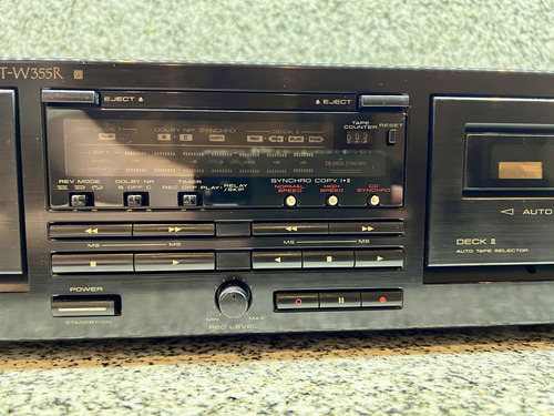 Deck Pioneer Ct-w355r Doble Casetera Con Service Full (Usado)