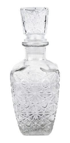 Imagen 6 de 7 de Juego 6 Licoreras De Cristal 250 Ml Diamante Vintage Fiesta