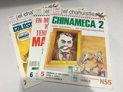 3 Revistas El Chahuistle No. 5, 6 Y 7. Rius Y Otros. Posada.