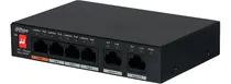 Comprar Switch Poe Dahua 4 Puertos 10\u002F100 60w + 2 Uplink 10\u002F100.