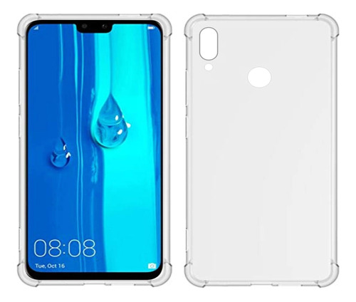 Forro Bryp Huawei Y9 2019 Antigolpes Silicone Transparente