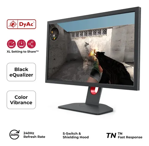BenQ ZOWIE XL2746K ゲーミングモニター 本体 Monitor De Jogos Benq Zowie Xl2746k 27 Polegadas 240 Hz 1080 Black