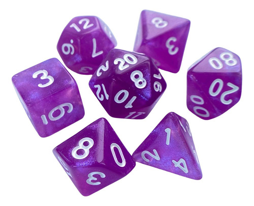 2 Juego De Dados Cristalinos, Dados De Juego 2 Piezas