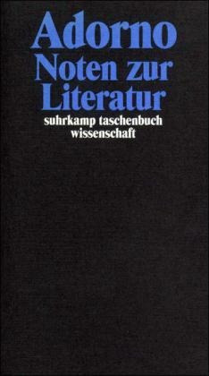 Noten Zur Literatur - Theodor W. Adorno (alemán)