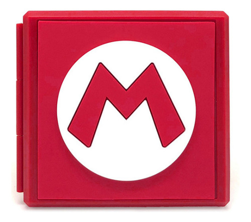 Estuche 12 Videojuegos Para Nintendo Switch Caja Transporte Color Rojo