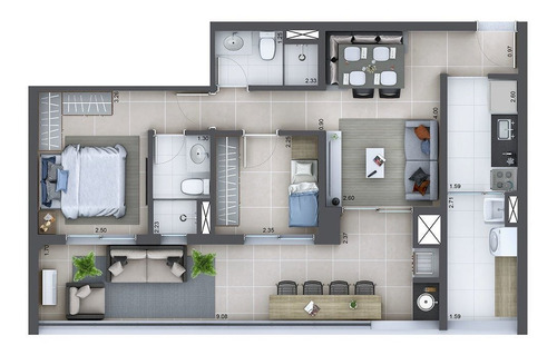 Imagem 26 de 30 de Apartamento À Venda No Bairro Barra Funda - São Paulo/sp - O-1706-6299