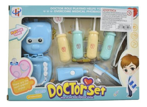 Juego Dentista Infantil Completo Set Adontologia C Accesorio