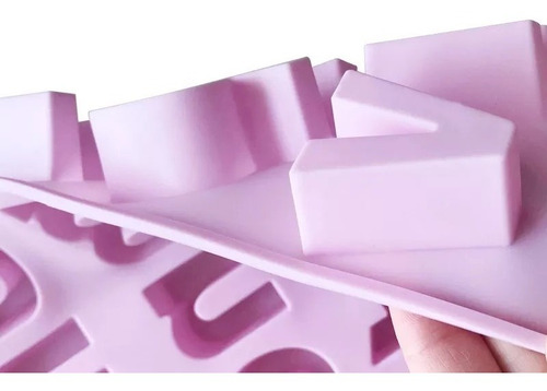 Molde De Silicon En Forma De Letras Minúsculas (abecedario)