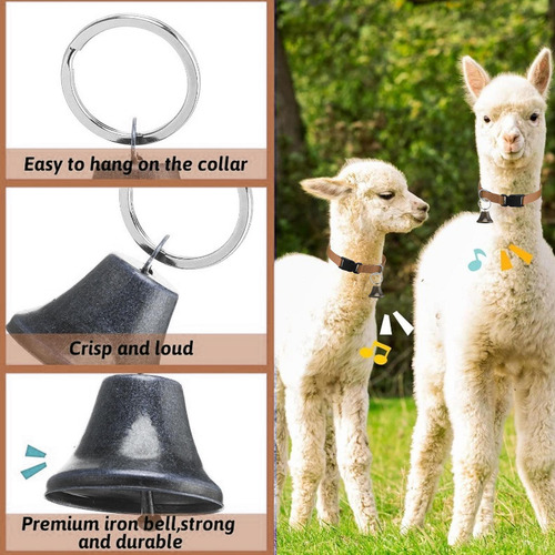 Arnés Para Cabras Collar De Nylon Ajustable Con Cascabel De