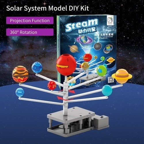 . .. Kit De Modelo De Sistema Solar Con Proyector Planetario