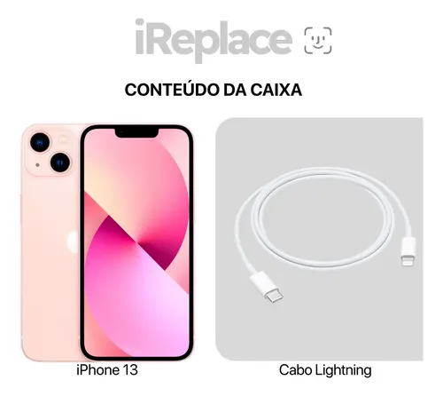 Apple Iphone 13 Rosa 128gb Original Apple Menor Preço C/ Nfe (Novo