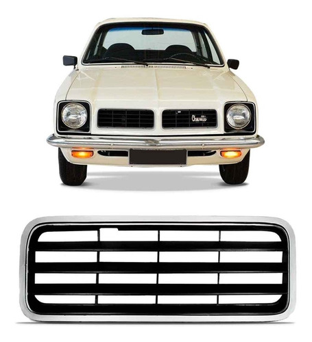 Grade Moldura Radiador Chevette 1978 1979 1980 81 1982 Prata