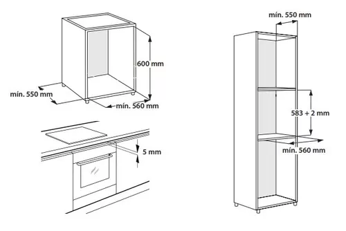 Horno Eléctrico Empotrable 60 cm Ariston FI7 871 S P Ix a - 001 — Universo  Binario