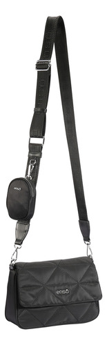 Bolsa Crossbody Para Mujer Enso Eb511cbb Color Negro