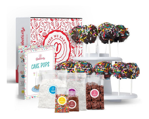 Kit Cake Pop De  No Se Necesita Molde Pasteles O Fabric...