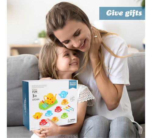 Juego De Té Pretend Play Toy Para Niños, Juego De Rol, Juego