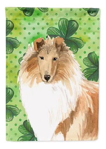 Caroline's Treasures Ck1793gf Shamrocks Rough Collie Garden