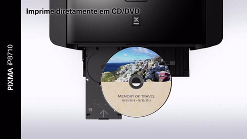 Imagen 3 de 3 de Impresora A3 Canon Ip8710 A4 Wifi Rotula Imprime Cd Dvd