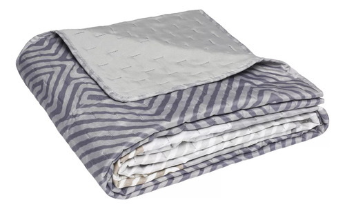 Cover / Cubrecama Bouti Danubio 1 1/2 Plaza - 160 X 240 Cm Color Arena Estampado