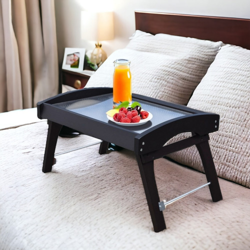 Charola Para Cama De Madera Util Y Moderna Hogare Color DESAYUNO CHOCOLATE