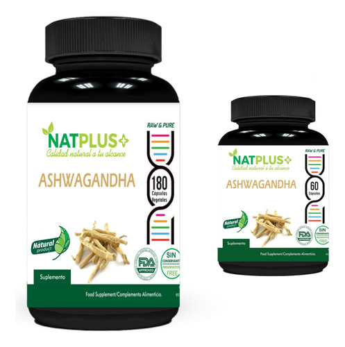 Ashwagandha 180 Cápsulas De 450mg