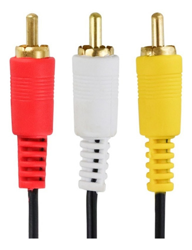 Imagen 8 de 10 de Cable Rca A Rca Y 120cm Tv Dvd Mayoreo Oferta 11-1056