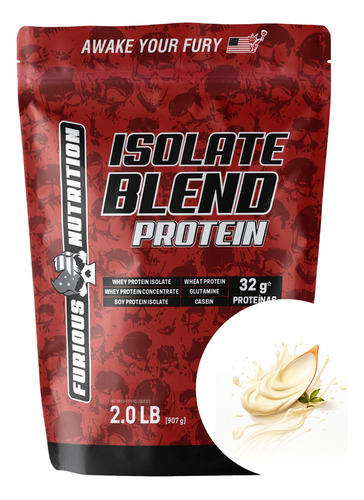 Isolate Blend Protein Proteina Isolada E Concentrada 907g Sabor Sorvete De Baunilha