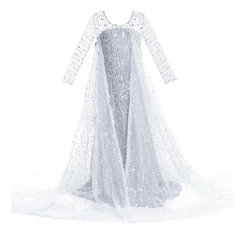 Disfraz De Princesa Para Niñas, Vestido De Carnaval De Elsa