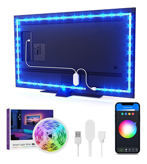 ~? Ghome Smart Tv Led Retroiluminación, 9.2ft Wifi Strip Lig