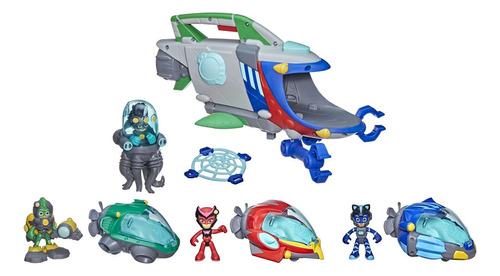 Pj Masks Pj Launching Submarine And Rovers - Juguete Preesc.