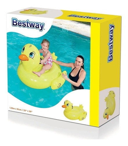 Pato Inflable Agua Flotador Niño/a Colchoneta Pileta Bestway