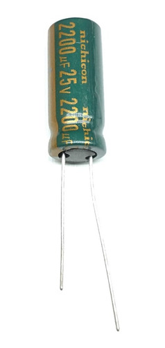 Capacitor Electrolitico 2200uf 25v Nichicon
