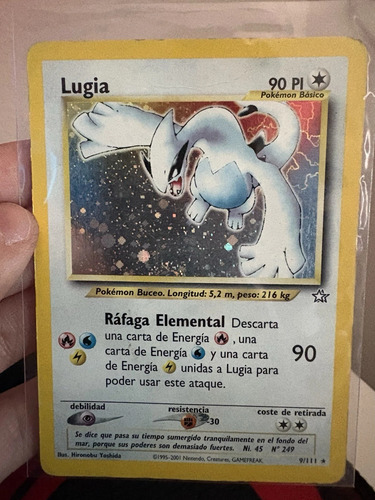 Lugia 9/111 Holo Neo Genesis Played Español Lugia (Usado)