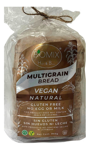 Pan multigrano Biomix Health & Beauty Vegan 860g