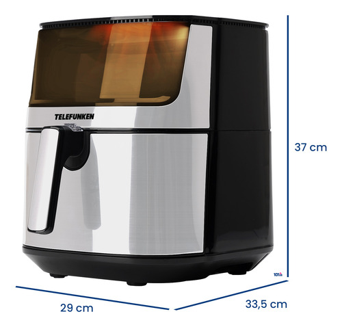 Fritadeira Air Fryer Com Vapor 7l Telefunken Easy Fryer St