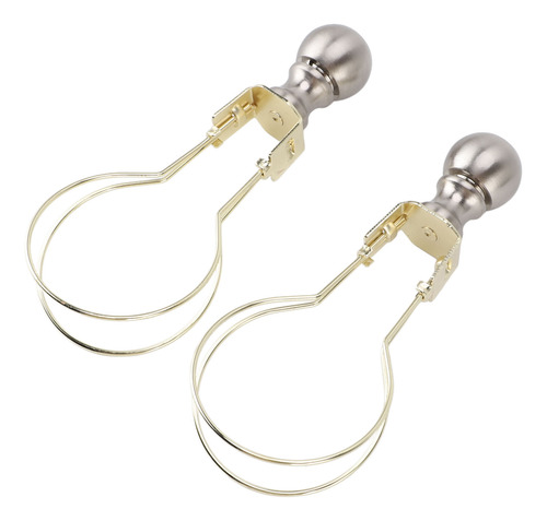 Adaptador Bulb Clip, 2 Unidades, Pantalla De Metal Moderna Y