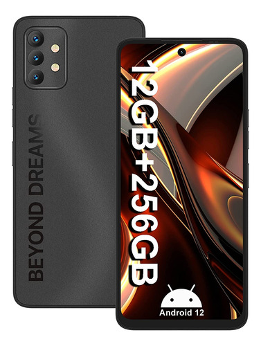 Umidigi A13 Pro Max 5g Teléfono Inteligente, 12gb+256gb Android 12 Unlock Smartphone Pantalla Completa De 6.8   Cámara Triple De 64mp Ai-negro